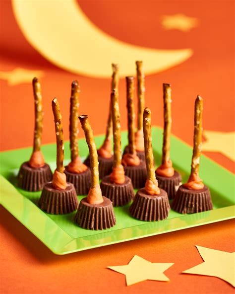 Halloween witch broomstick